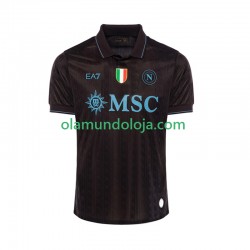 Camisola Napoli Homem Equipamento Terceiro 2025-2026 Manga Curta